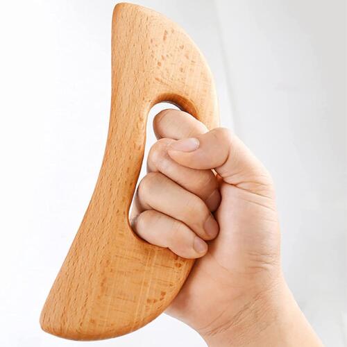 Wooden Gua Sha Tool Manual Massage Scraper for Anti Cellulite Slimming Guasha Ma