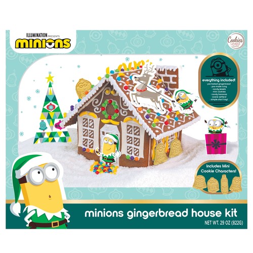 Minions Gingerbread House Kit, 29Oz