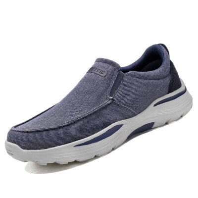Men Casual Shoes Sneakers Ultralight Loafers Breathable Slip on Driving Shoes 