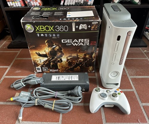 Xbox 360 Console Gears of War 2 Bundle Pack Set PAL **RARE!!**  Boxed • Tested - Picture 1 of 24