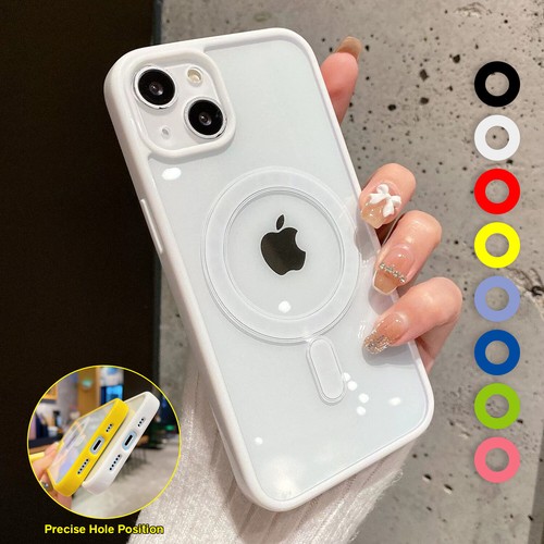 HOT For iPhone 14 Plus 13 Pro Max 12 11 Shockproof MagSafe Clear Bumper Case - Picture 17 of 37
