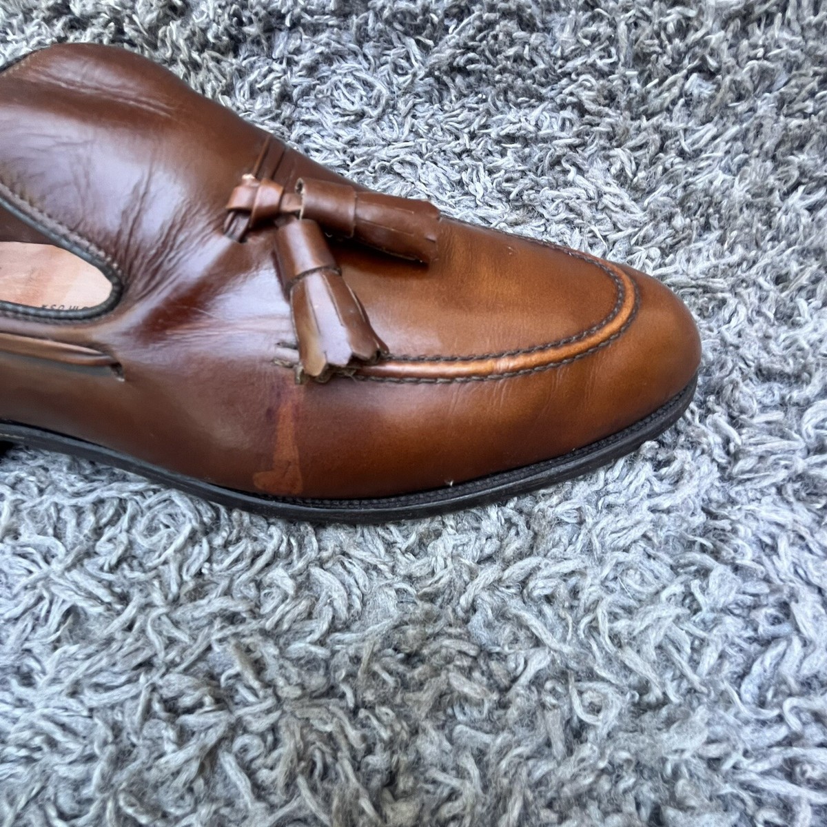 Allen Edmonds Grayson Tassel Loafers Walnut Brown Leather Dress Shoes  US 10\'5 C Amazon.com | Allen Edmonds Men main image 3