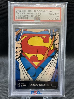 DC Hybrid Chapter 1 Superman Comic Covers Man of Steel A1304 Gem Mint 10 Pop 6