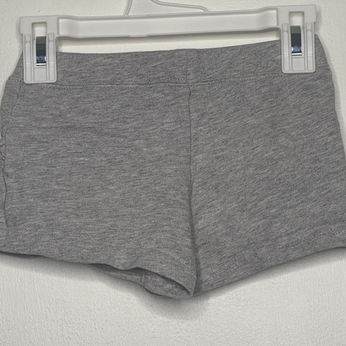 Carters Kid Knit Shorts Girls Size 4-5 Yrs Heather Gray Pull On Elastic Waist - Picture 3 of 4