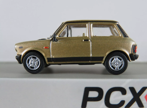 PCX 1/87 Plastic car model Autobianchi A112 Light Brown Met 1980s - Picture 2 of 4