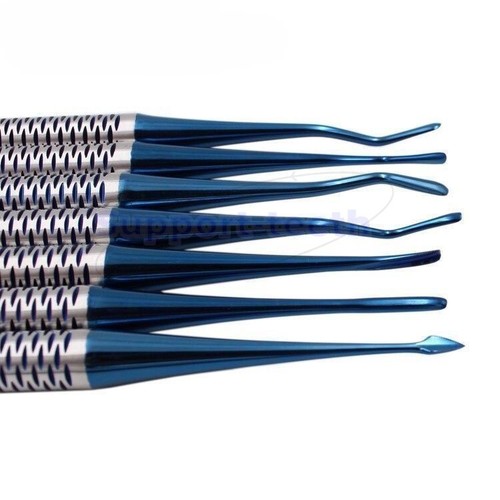 Dental PDL Luxating Root Elevators Set of 7 Precise Periotomes Tips Titanium Lab - Picture 5 of 20