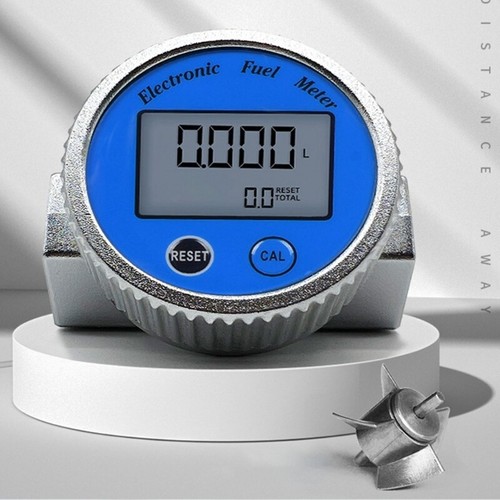 Industrial Grade Fuel Meter Digital Display Turbines Fuel Flow Meter 3/4in/1in - Picture 3 of 10