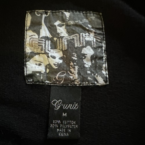 Grunit Full Zip Vest Hoodie Women’s Girl’s L Sequined Goth Festival - Picture 11 of 15