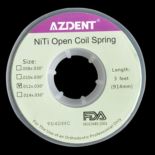 Dental Orthodontic Niti Open Coil Springs Dia.010/012 inch 010/012*030″ 914mm - Picture 17 of 23