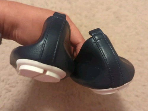 New Tommy Hilfiger Scrunched Cushioned Navy Ballet Flats Size 5.5 - Picture 5 of 5