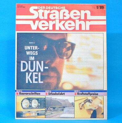 Der Deutsche Straßenverkehr 5/1989 Audi Bad Lauchstädt Walachei CSSR Aleko M10