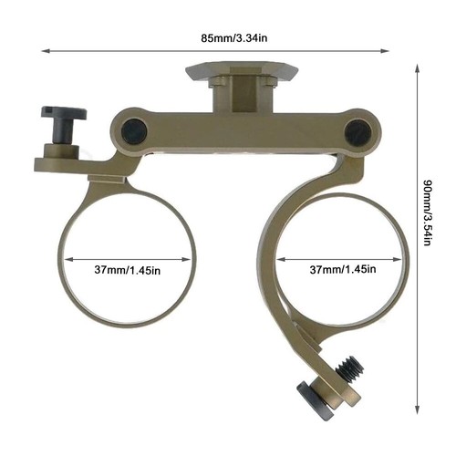 PVS 14 NPBM-D Non-Powered Bridge Mount Dovetail NVG Mount Aluminum CNC - Picture 12 of 17