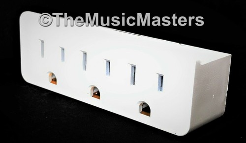 4X Grounded 3 Outlet Triple AC Wall Plug Power Splitter 3-Way Electric Adapter - Picture 2 of 11