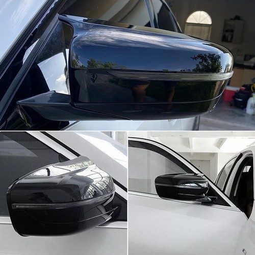 Gloss Black Side Mirror Cover Caps For BMW G20 G21 G22 G30 G31 G11 G14 G15 2PCS - Picture 14 of 18