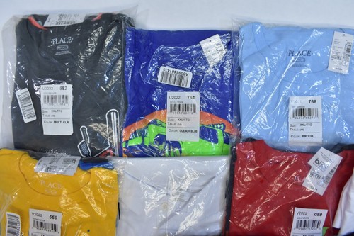 The Children's Place Lot Of 19 Boys Size XXL 16 Mixed Seasons Tops Bottoms NWT - Picture 2 of 8