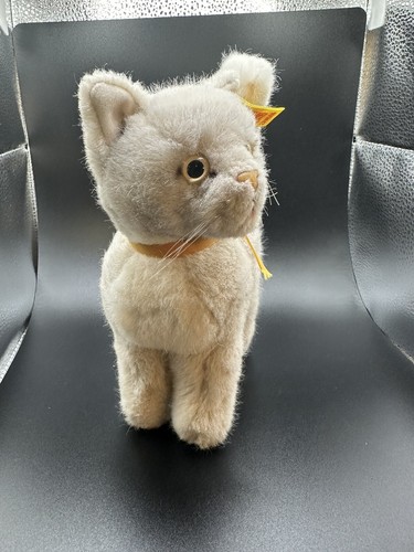 Peluche chat Steiff Sulla peluche Allemagne de l'Ouest 2735-16 - Photo 4 sur 7