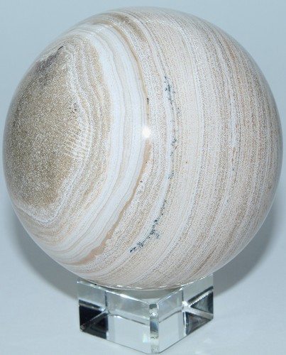 Madagascar Pale Wood Jasper Sphere / 3.00" (76.20 mm) / 21.8 oz (618.01 gr) 3226 - Picture 9 of 19