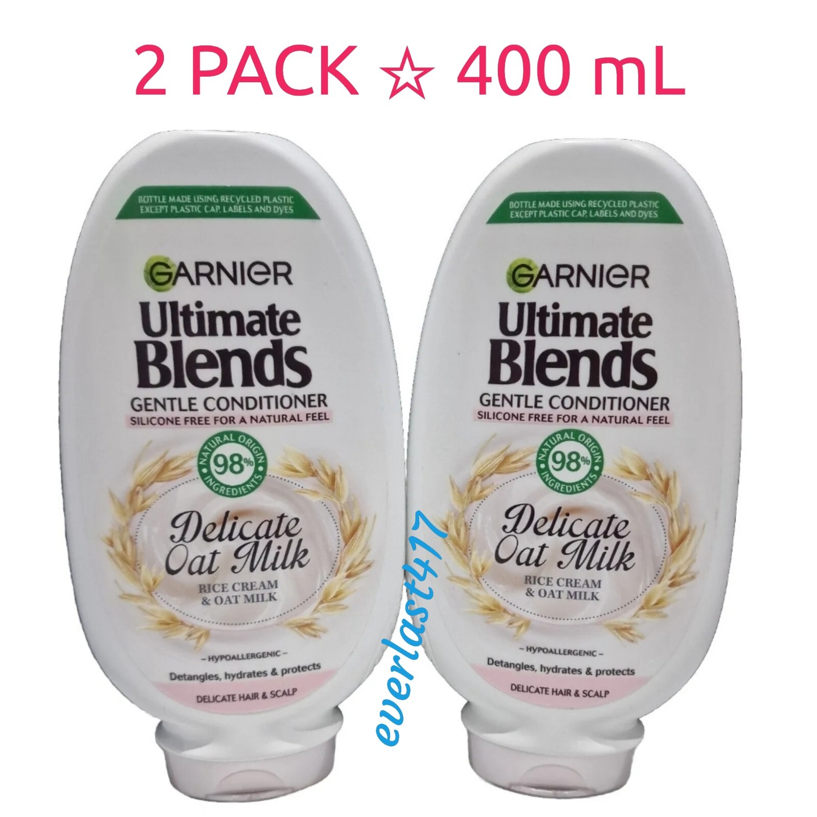 Garnier Ultimate Blends Delicate Oat Milk Conditioner 400ml - Pack of 6 - Image 6