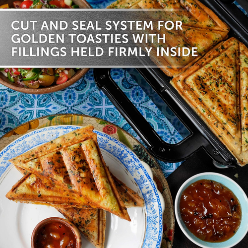 Ultimate Deep Fill Toastie Maker | 2 Slice Sandwich Toaster | Removable Non-Stic - Picture 4 of 12