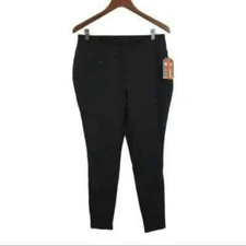 Jag Jeans Ricki Ponte Legging Womens 14W Black Rayon Stretch Pull On High Rise