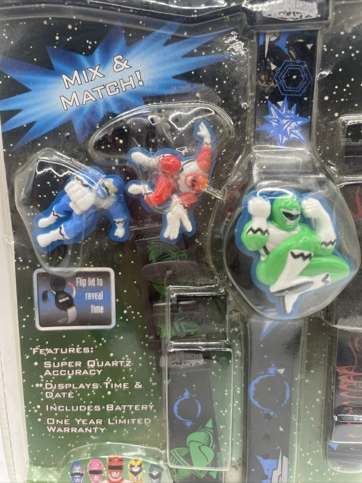 Novo relógio de pulso raro Sabans Power Rangers Lost Galaxy relógio cósmico - Imagem 3 de 4