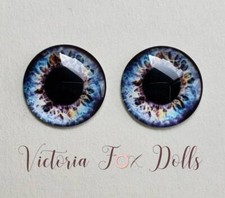 Blythe Doll Eyechips Blue Realistic Eye Chips 14mm Custom Furby Ooak Blythe Bjd