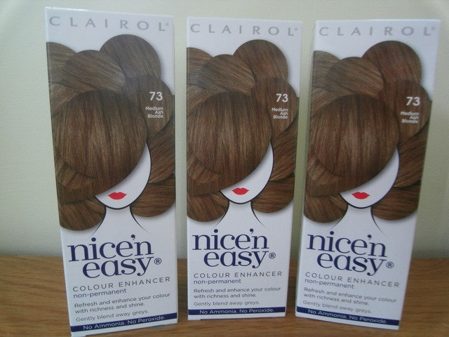 3 Clairol N Easy Hair Colour Enhancer 73 Medium Ash Blonde 8