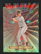 2025 Donruss Baseball Braden Montgomery Unleashed GREEN LASER White Sox #17