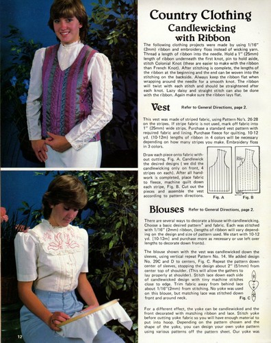 Country Style Candlewicking Craft Course SP-39 Quilt, Placemat, Recipe Book NOS - Picture 7 of 9