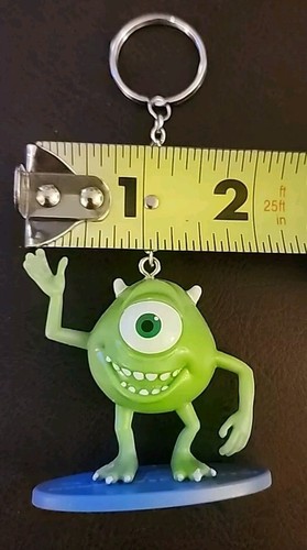 Disney MONSTERS INC "MIKE WAZOWSKI" KEYCHAIN-SUPER CUTE - Picture 4 of 4