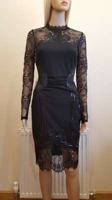 abbey clancy x lipsy lace midi bodycon dress