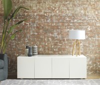 Habitat Aspen Italian White Gloss Low 4 Door Sideboard Tv Cabinet Cupboard Habitat Aspen Italian White Gloss Low 4 Door Sideboard Tv Cabinet Cupboard