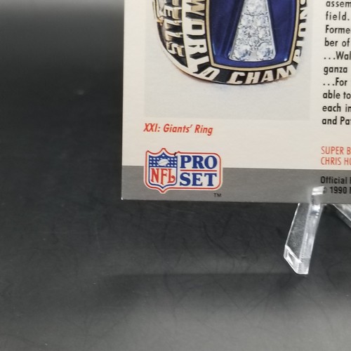 Super Bowl XXI Card 1990 Pro Set Giants Broncos NFL Football 21 Collectible - Picture 10 of 11