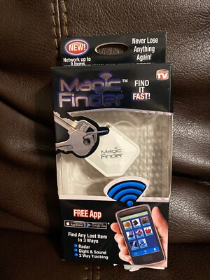 Magic Finder Bluetooth Key Finder w/Phone App NIB Radar 2 Way Tracking 