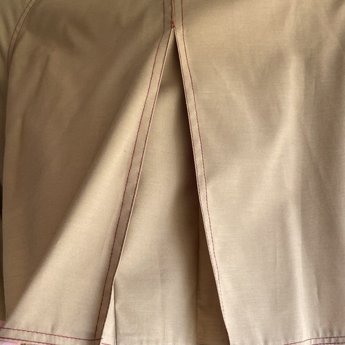 VTG 70's Dress Willi of California Trench Shift sz 14 Button Up Shirtdress Geek - Picture 10 of 18