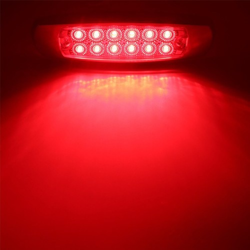 12 LED Side Marker Lights 12V/24V Warning Lights For Truck Trailer Lorry Caravan - Imagen 15 de 19