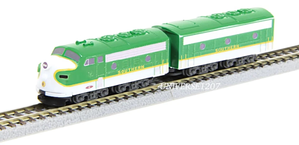 Z Scale F7A/B Southern 2-Diesel Locomotive w/Power Drive/Truck Ready to Run SOU - Image 2 of 4