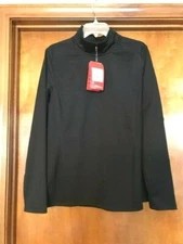  The North Face Women's Tech 1/4 Zip Pullover Fleece Top Black Size XL NWT 