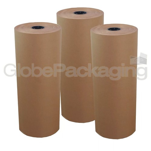 600mm x 200M x 3 ROTOLI DI CARTA DA IMBALLAGGIO MARRONI KRAFT 88gsm - Foto 5 di 5