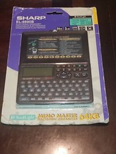 SHARP Memo Master Electronic Organizer 64KB Memory - Model: EL-6690B  New Sealed