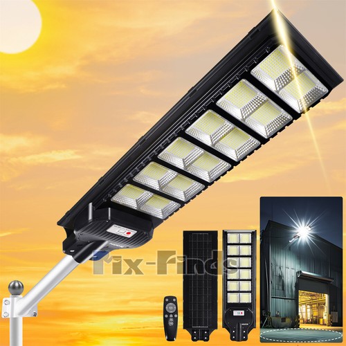 6000W Lampara Solares Luces De Calle LED DUSK TO DAWN Para Exterior Patio Jardin - Picture 20 of 69