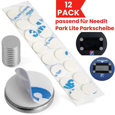 Magnetische Sticker passend für Needit Park Lite Parkuhr Aufkleber Parkscheibe