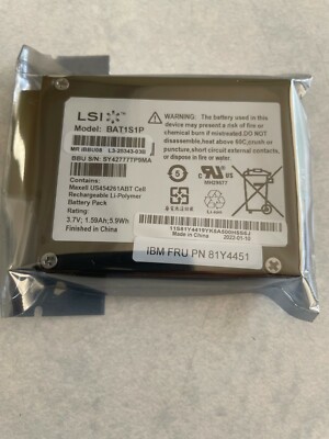 81Y4451,46M0917,81Y4419  IBM ServerRAID-MR10M SAS/SATA Controller Batt Pac9