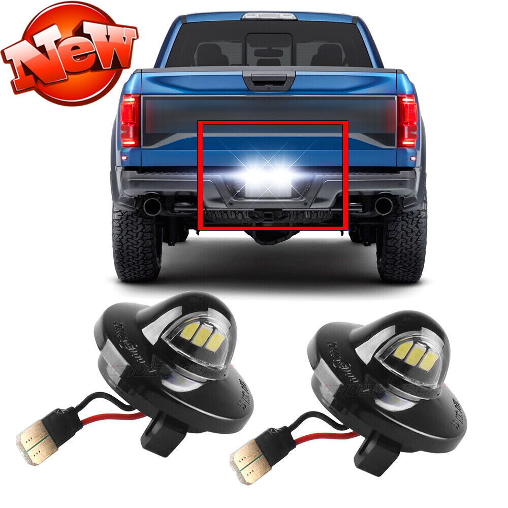 For Ford F150 F250 F350 2x LED License Plate Light Tag Lamp
