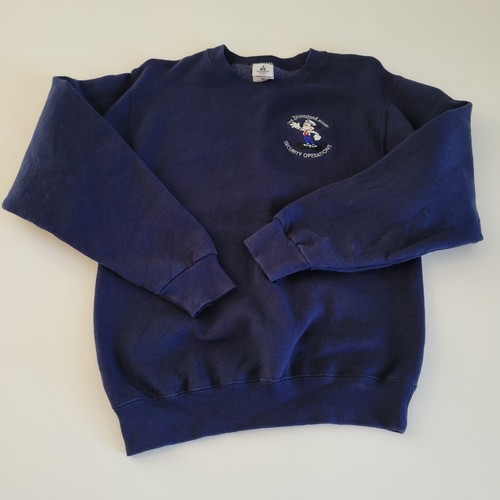 Felpa girocollo vintage Disneyland Resort operazioni di sicurezza taglia S - Foto 1 di 8