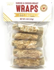 🐶 2-Pack Trader Joe’s Chicken Breast Wraps Dog Treats NEW FREE SHIP 🐶
