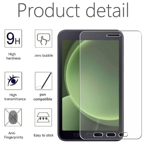 Samsung Galaxy Tab Active5 Screen Protector Tempered Glass For SM-X300/X307/X306 - Picture 2 of 6