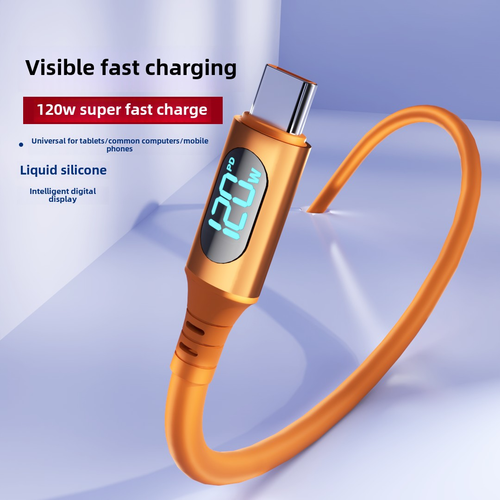 NNBILI 6A 120W USB C To Type C Cable For Samsung S24 iPhone 15 16 Pro Max Macboo - Photo 2/11