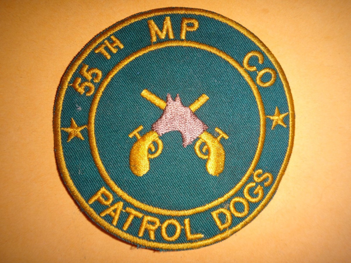 Vietnam War US 55th MP Company PATROL DOGS 94th Military Police