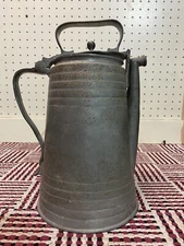 RARE ANTIQUE 1860 GERMAN TIN/PEWTER JUG/POT